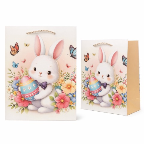 WIELKANOCNA TOREBKA PREZENTOWA 23x18cm RÓŻNE WZORY